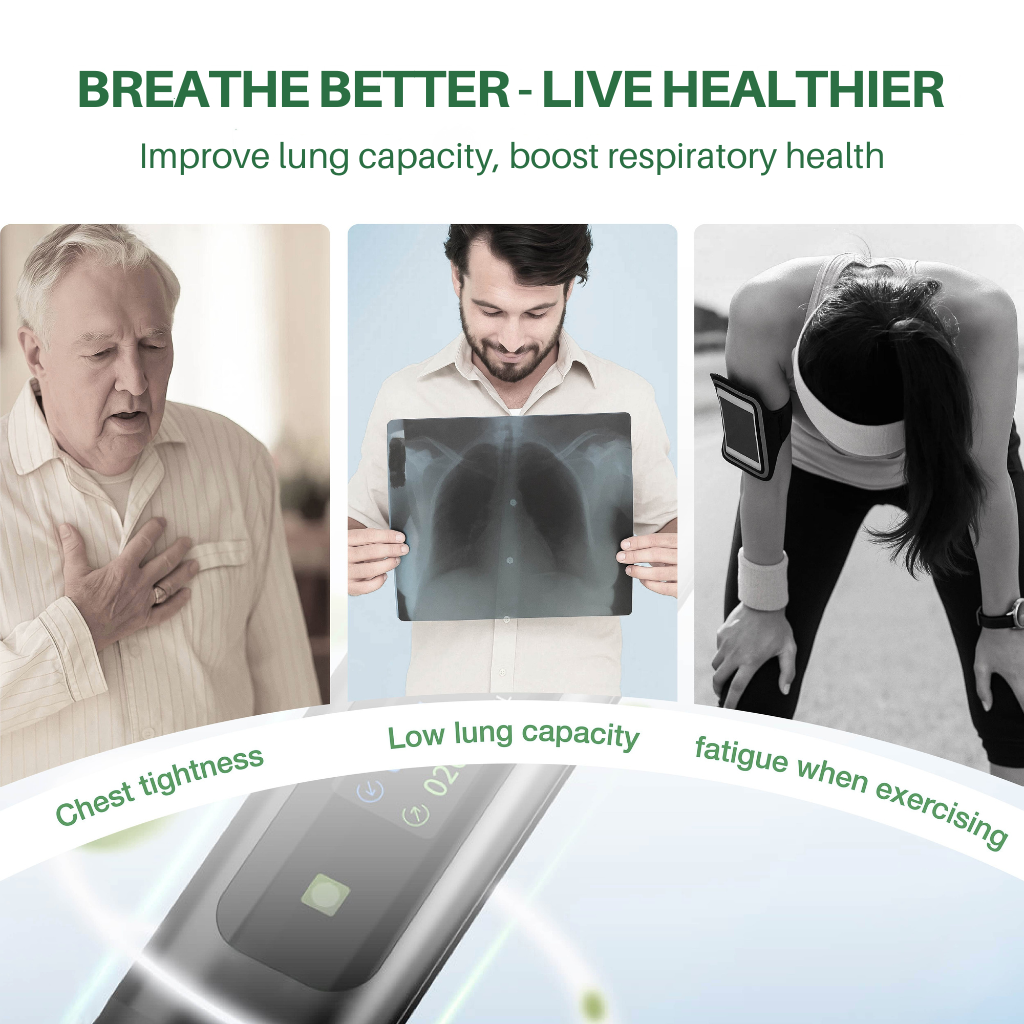 AIRVIVA™ LIFEBREATH – SMART BREATHING TRAINER WITH APP TRACKING