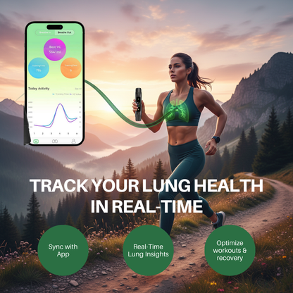 AIRVIVA™ LIFEBREATH – SMART BREATHING TRAINER WITH APP TRACKING